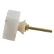 White Square Stone Gold Cross Dresser Knob